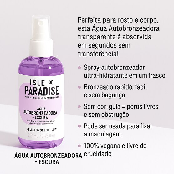 ISLE P DARK SELF-TANNING WATER